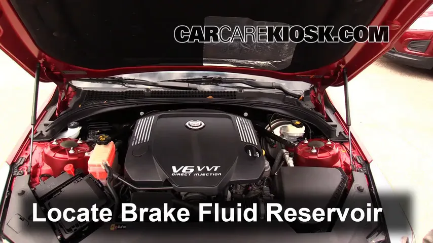2013 Cadillac ATS Performance 3.6L V6 FlexFuel Brake Fluid Add Fluid